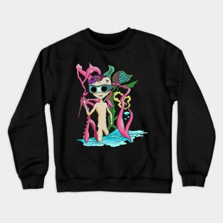 Underwater Alien Crewneck Sweatshirt